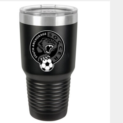 Polar Camel 30 oz. Ringneck Vacuum Insulated Tumbler w/Lid & Silver Ring - LTM7316 Thumbnail