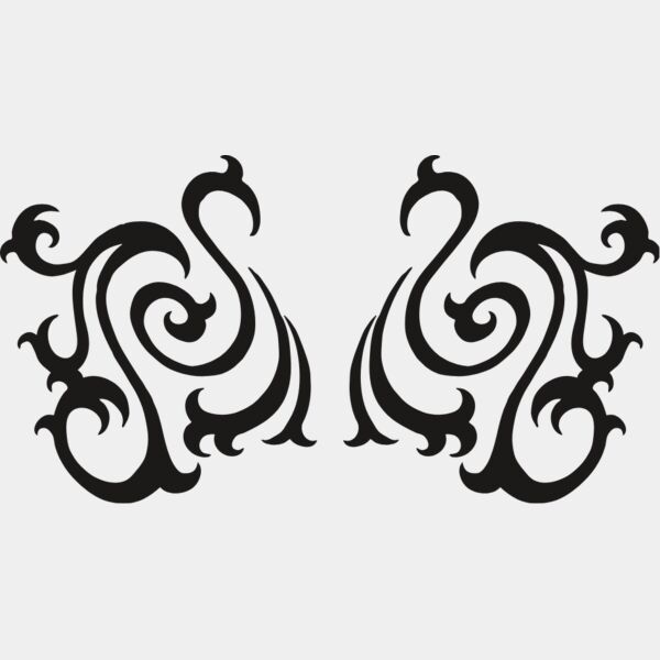 Swirls 8 B W  Thumbnail