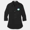 Women's 3/4 Sleeve Carefree Poplin Shirt Thumbnail