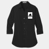 Women's 3/4 Sleeve Carefree Poplin Shirt Thumbnail