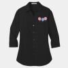 Women's 3/4 Sleeve Carefree Poplin Shirt Thumbnail
