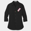 Women's 3/4 Sleeve Carefree Poplin Shirt Thumbnail