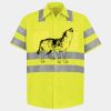 Men's High Visibility Safety Short Sleeve Work Shirt Thumbnail