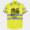 Men's High Visibility Safety Short Sleeve Work Shirt Thumbnail
