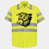 Men's High Visibility Safety Short Sleeve Work Shirt Thumbnail