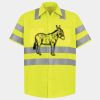 Men's High Visibility Safety Short Sleeve Work Shirt Thumbnail