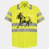 Men's High Visibility Safety Short Sleeve Work Shirt Thumbnail