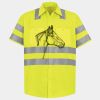 Men's High Visibility Safety Short Sleeve Work Shirt Thumbnail