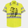 Men's High Visibility Safety Short Sleeve Work Shirt Thumbnail
