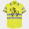Men's High Visibility Safety Short Sleeve Work Shirt Thumbnail