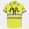 Men's High Visibility Safety Short Sleeve Work Shirt Thumbnail