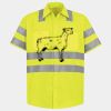 Men's High Visibility Safety Short Sleeve Work Shirt Thumbnail