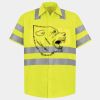 Men's High Visibility Safety Short Sleeve Work Shirt Thumbnail