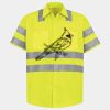 Men's High Visibility Safety Short Sleeve Work Shirt Thumbnail