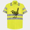 Men's High Visibility Safety Short Sleeve Work Shirt Thumbnail