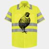 Men's High Visibility Safety Short Sleeve Work Shirt Thumbnail