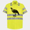 Men's High Visibility Safety Short Sleeve Work Shirt Thumbnail