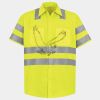 Men's High Visibility Safety Short Sleeve Work Shirt Thumbnail
