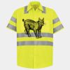 Men's High Visibility Safety Short Sleeve Work Shirt Thumbnail