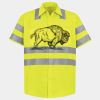 Men's High Visibility Safety Short Sleeve Work Shirt Thumbnail