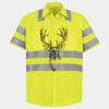 Men's High Visibility Safety Short Sleeve Work Shirt Thumbnail
