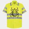 Men's High Visibility Safety Short Sleeve Work Shirt Thumbnail