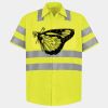 Men's High Visibility Safety Short Sleeve Work Shirt Thumbnail