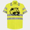Men's High Visibility Safety Short Sleeve Work Shirt Thumbnail