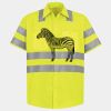 Men's High Visibility Safety Short Sleeve Work Shirt Thumbnail