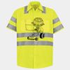 Men's High Visibility Safety Short Sleeve Work Shirt Thumbnail