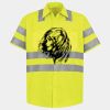 Men's High Visibility Safety Short Sleeve Work Shirt Thumbnail