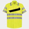 Men's High Visibility Safety Short Sleeve Work Shirt Thumbnail