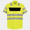 Men's High Visibility Safety Short Sleeve Work Shirt Thumbnail