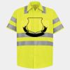 Men's High Visibility Safety Short Sleeve Work Shirt Thumbnail