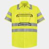 Men's High Visibility Safety Short Sleeve Work Shirt Thumbnail
