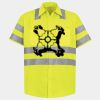 Men's High Visibility Safety Short Sleeve Work Shirt Thumbnail