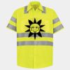 Men's High Visibility Safety Short Sleeve Work Shirt Thumbnail