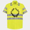Men's High Visibility Safety Short Sleeve Work Shirt Thumbnail