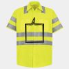Men's High Visibility Safety Short Sleeve Work Shirt Thumbnail