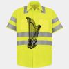 Men's High Visibility Safety Short Sleeve Work Shirt Thumbnail