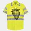 Men's High Visibility Safety Short Sleeve Work Shirt Thumbnail