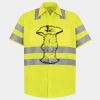 Men's High Visibility Safety Short Sleeve Work Shirt Thumbnail