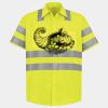 Men's High Visibility Safety Short Sleeve Work Shirt Thumbnail