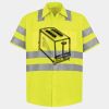 Men's High Visibility Safety Short Sleeve Work Shirt Thumbnail