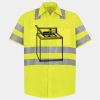 Men's High Visibility Safety Short Sleeve Work Shirt Thumbnail