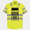 Men's High Visibility Safety Short Sleeve Work Shirt Thumbnail