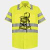 Men's High Visibility Safety Short Sleeve Work Shirt Thumbnail