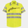 Men's High Visibility Safety Short Sleeve Work Shirt Thumbnail