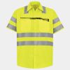 Men's High Visibility Safety Short Sleeve Work Shirt Thumbnail