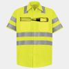 Men's High Visibility Safety Short Sleeve Work Shirt Thumbnail